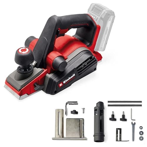 Image of Einhell Professional Cordless Planer 18V Power X-Change, Brushless Electric Planer, 82mm Width, 3mm Max Chip Depth, Blade Shaft, Parking Shoe, Without Battery TP-PL 18/3 Li Planning Tool