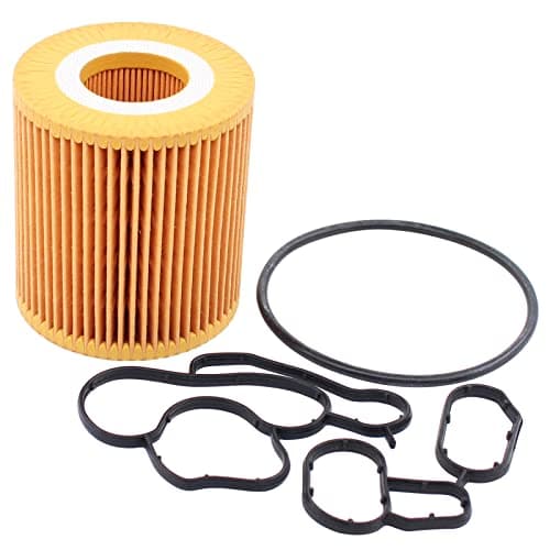 Image of HouYeen Engine Oil Filter with Gasket Seal for B-M-W 1 3 5 Series X1 X3 E46 E60 E61 E81 E82 E83 E84 E87 E88 E90 E91 E92 E93