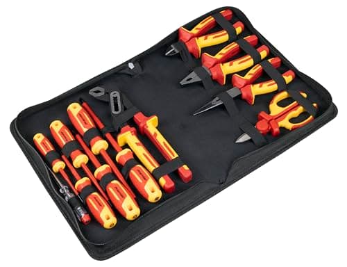 Image of Sealey Premier Screwdriver, Pliers & Scissor Set 12pc - VDE Approved - AK83463