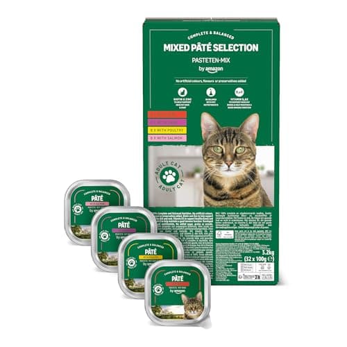 Image of by Amazon Wet Cat Food, Paté Mixed, 100g, Pack of 32