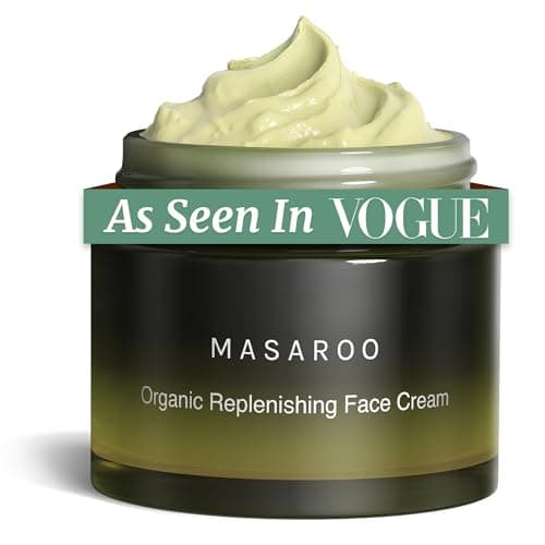 Image of Organic Face Cream & Face Moisturiser: Natural Moisturiser Face Women & Men - Face Cream Women for Day & Night - Anti Aging Cream with Vitamin C, E & Natural Collagen, 100g