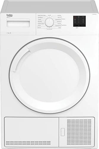 Image of Beko DTKCE90021W 9kg Freestanding Condenser Tumble Dryer – White – Sensor Drying, Timed Programmes, Large Capacity