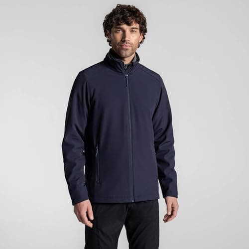 Image of Craghoppers Mens Expert Base Camp II Softshell Jacket, Dark Navy, XXL Plus EU
