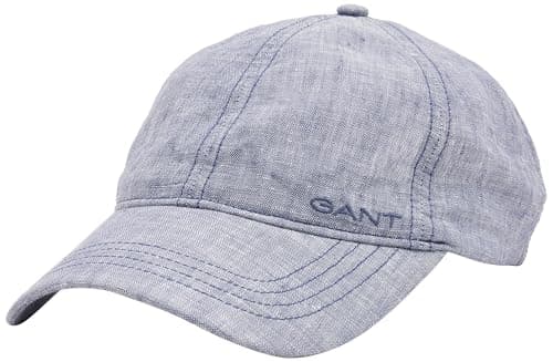 Image of GANT Linen Baseball Cap, Dusty Navy, One Size