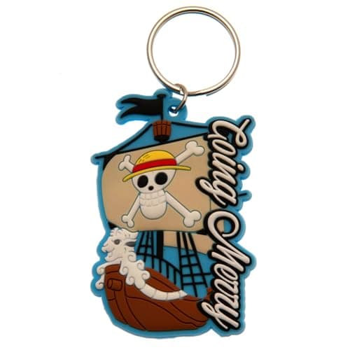 Image of One Piece Live Action The Going Merry PVC Keyring (One Size) (Blue/White/Brown)