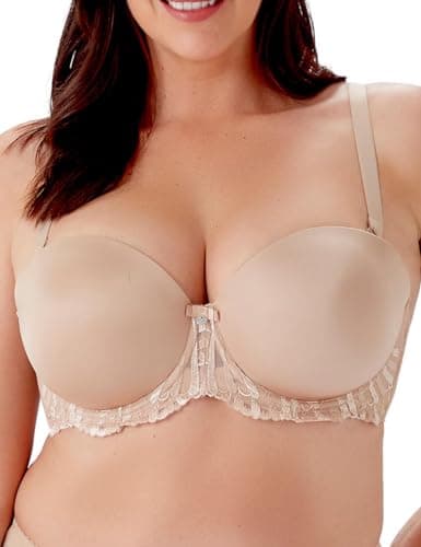 Image of Berlei Embrace B535-NUD Women's Nude Non-Padded Non-Wired Multiway Full Cup Bra 34DD