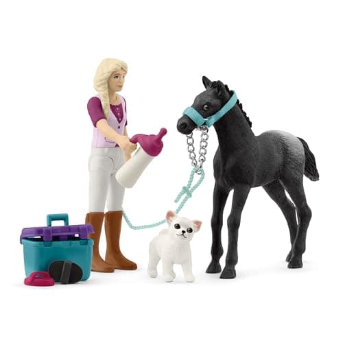 Image of SCHLEICH Appaloosa Foal Horse Care Kit