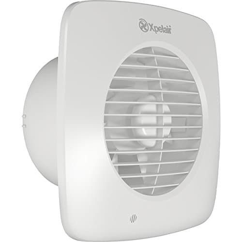 Image of Xpelair Simply Silent DX150S Square Extractor Fan DX150HTS Humidistat Timer