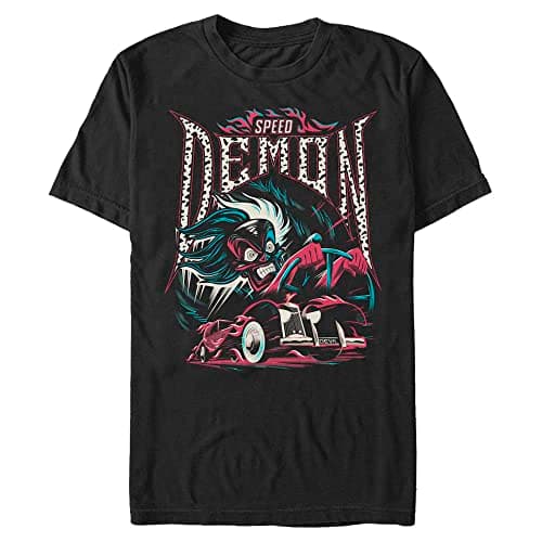 Image of Disney Men's Villains Speed Demon T-Shirt, Black, L