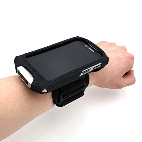 Image of Adjustable Arm Mount & Fitted Rugged Protective Case, Compatible With Zebra TC56 & TC57 Handheld Computers Black