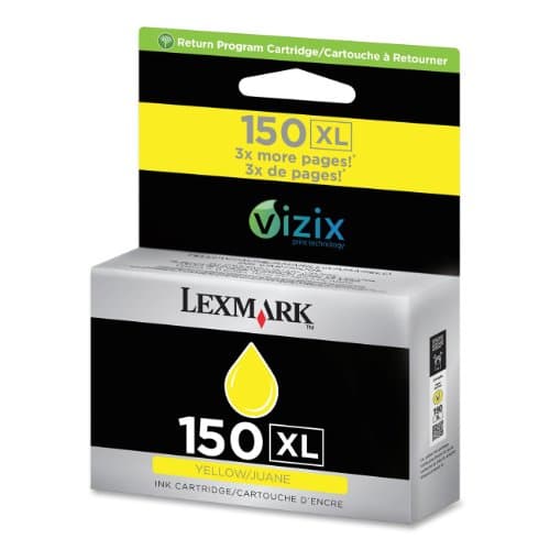 Image of Lexmark High Yield 150XL Yellow Ink