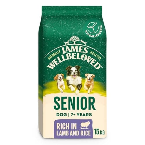 Image of James Wellbeloved Dog Senior Hypoallergenic Dry Food Lamb and Rice 15 kg