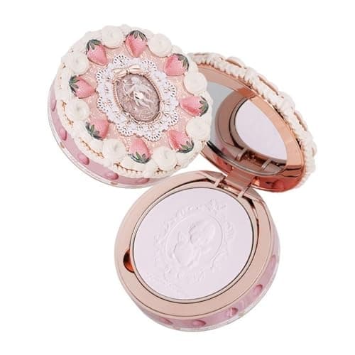 Image of Flower knows Strawberry Cupid series Pressed Powder Matte Soft Focus Oil Control Holding Powder(C01)