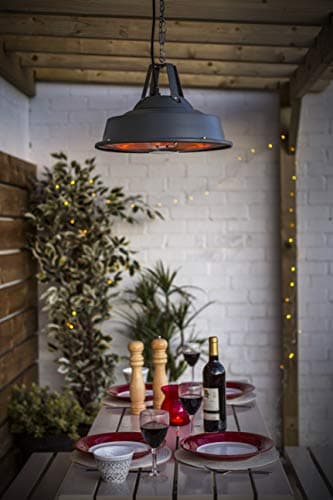 Image of La Hacienda Grey Series Hanging Carbon Fibre Heater