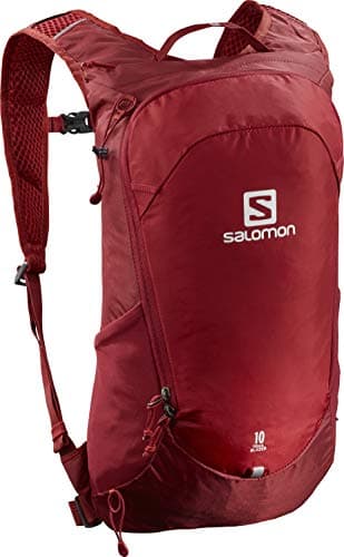 Image of Salomon Trailblazer 10 Unisex Hiking Backpack, Perfect for Running, Cycling, Ski & Snowboard, Red Chili, Capacity for up to 10 Litres