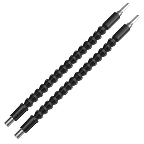Image of Mimiviva 2 Pack Flexible Power Bit Connect, 295 mm Flexible Shaft Extension Bits, Expansion Screwdriver for Connect Drive Shaft Tip Drill