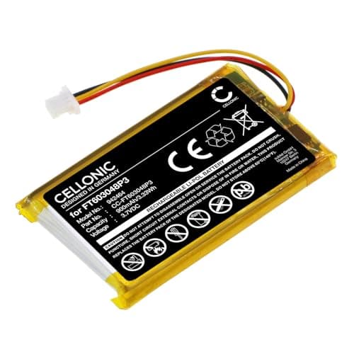 Image of CELLONIC, Battery for Headset compatible with Turtle Beach Stealth 600, Stealth 700 compatible with Roccat Elo 7.1 Air (900mAh, 3.7V) Replacement battery FT603048P3