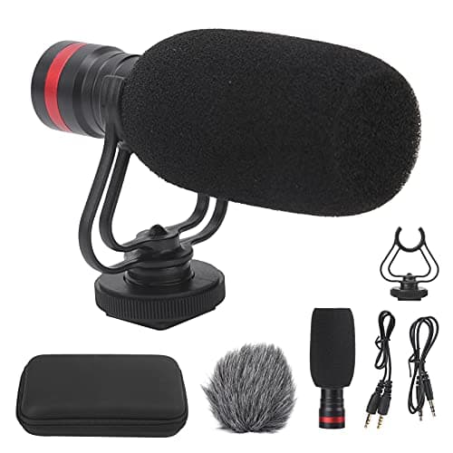 Image of Mtlavishness EY 86A Mini Microphone High Sensitivity Camera Video Microphone High Fidelity Sound Quality Small And Portable For Live Broadcast Video Interviews DSLR Camera Phone