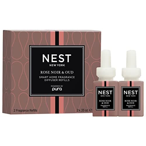 Image of NEST New York Rose Noir & Oud Smart Home Fragrance Diffuser Refill, Set of 2