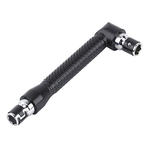 Image of Akozon Hex Socket Wrench L-Shape, 1/4 Inch Double Head Wrench for Screwdriver Bits Hand Tool