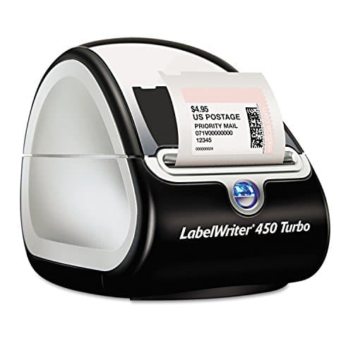 Image of Dymo LabelWriter 450 Turbo Thermal Label Printer, Prints 71 LW Labels Per Minute