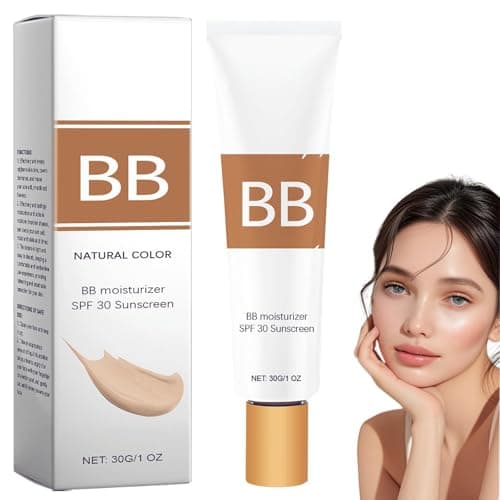 Image of Generic BB Cream Tinted Moisturizer SPF 30, BB Cream Tinted Care Primer, Face Concealer, Even Skin Tone Foundation Makeup, Sunscreen Moisturizing Concealer, Brighten Skin for Women (Natural Color)