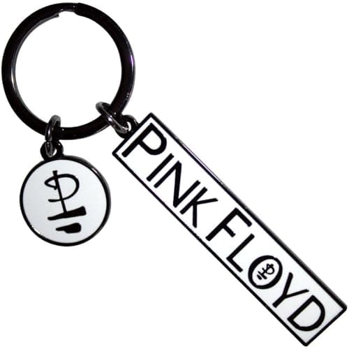 Image of Pink Floyd Division Bell Logo Charm keyring Keychain One Size