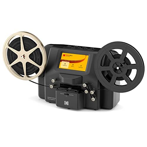 Image of Kodak Reels 8 mm and Super 8 Films Digitizer Converter with Big 5 Inches Screen, Scanner Converts Film Frame by Frame to Digital MP4 Files for Viewing, Sharing and Saving on SD Card