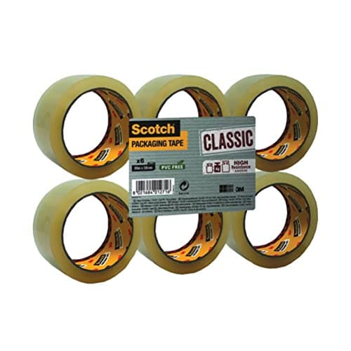 Image of Scotch Packaging Tape 6 Rolls 50mm x 66m - Clear