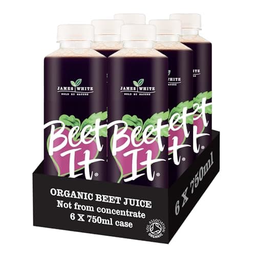 Image of Beet It Organic Beetroot Juice 750ml PET Bottles - Vegan - Picked and Pressed - No Added Sugar (Pack of 6)