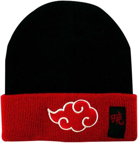Image of ABYstyle Naruto Akatsuki Beanie - Black & Red
