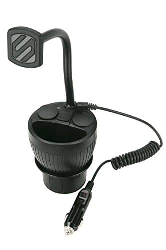Image of Scosche MAGPCUP MagicMount PowerHub Magnetic Cup Holder Phone Mount for Car, Black