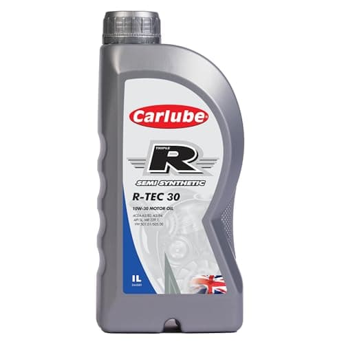 Image of Carlube Triple R KEB001 R-TEC30 10W-30 Semi Synthetic Engine Oil 1L