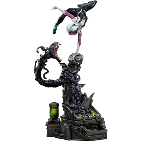 Image of Iron Studios Ghost Spider-Man vs Villains Diorama BDS Art Scale Statue 1/10 34cm
