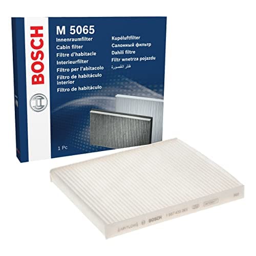 Image of Bosch M5065 Standard Cabin Filter, Replacement Filter - Filters Pollen and Dust for Cleaner Air Inside the Vehicle