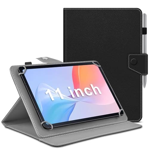 Image of KATUMO Universal Case for All 11 inch Tablet, Folio Leather Case Compatible with Doogee U11/ U11 Pro / A9+ /TECLAST P50/ Blackview/SVITOO/Ainmel/KINGRID/TABWEE Tablet 11 inch, with PenHolder