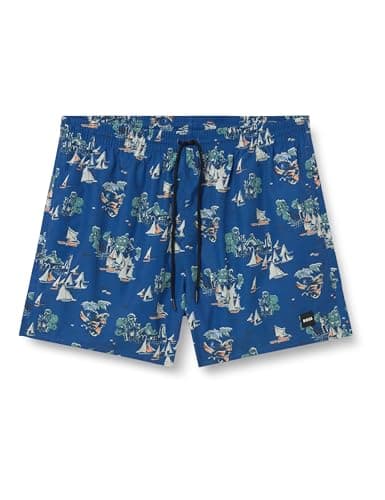 Image of BOSS Men's Swim Shorts, Bright Blue 436, L