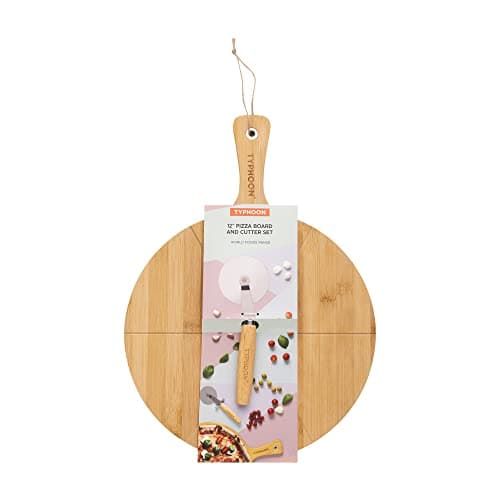 Image of Typhoon World Foods Pizza Board & Cutter Set