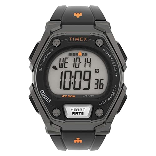 Image of Timex Ironman TW5M49400 Herren-Armbanduhr Classic 43mm Digital Schwarz Resin Armband