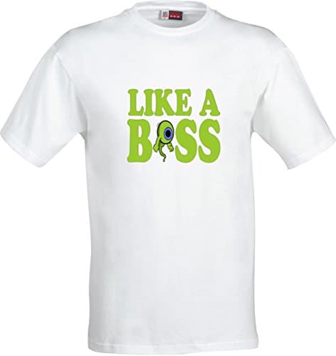 Image of Like A BOSS Jacksepticeye Funny Humour Full Color Sublimation T Shirt (Age 3 to 4, White)