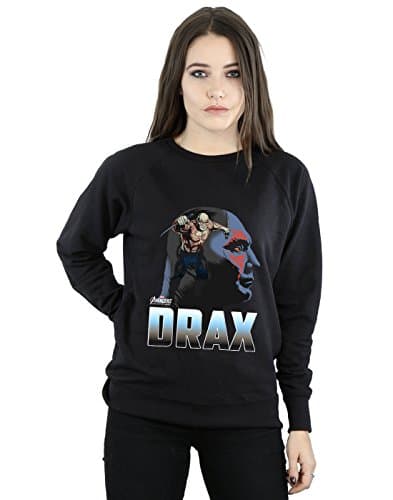 Image of Marvel Women's Avengers Infinity War Drax Character Sweatshirt Black Small