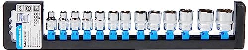 Image of Silverline 868518 Socket Set 3/8" Drive 6pt Metric 13pce 6 - 21 mm