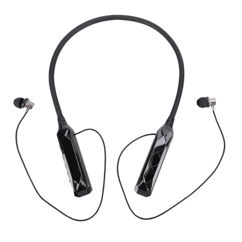 Image of Oreilet Neckband Bluetooth 5.3 Headphones, Neckband Earbuds, Real Time Battery Display Wireless Headset for Sports, Running, Gym, Work, Travel, Driving, Workout (Black)