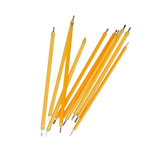 Image of LIGHBIB Dc 3v 12v 68MM Cob Led Filament 2200k White Blue Red Pink Edison Bulb Parts Lamp Incandescent Light Accessories Diodes,Warm White 2200k,68mm(2.68inch) 10p