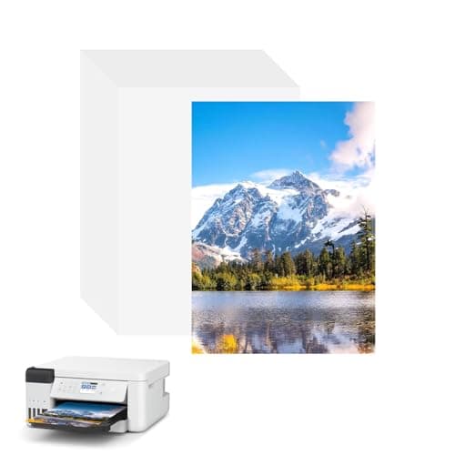 Image of 100 Sheets 200 GSM High Gloss A4 Photo Paper (297x210mm) Glossy Printer Paper for Inkjet Printers, Premium A4 Printing Paper
