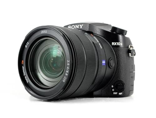 Image of Sony DSCRX10M3 4K Premium Digital Bridge Camera with a 24-600 mm F2.4-4 Zeiss Vario-Sonar T* Lens (20.1 MP, 25x Zoom) - Black