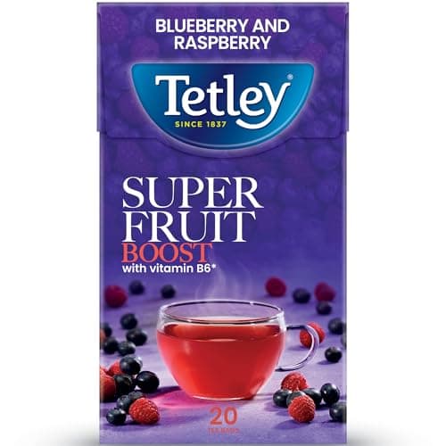 Image of Tetley Super Fruits Boost Cranberry & Elderflower Tea Bags x20
