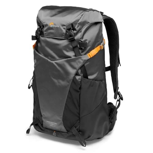Image of Lowepro PhotoSport BP 24L AW III, Hiking Camera Backpack, with Side Access, with Removable Camera Insert, with Accessory Strap System, Grey, for Mirrorless compatible with Sony α7
