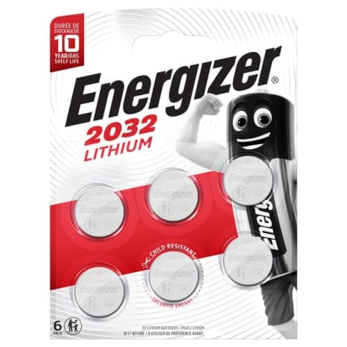 Image of CR2032 6BL Energizer Batteries ECR2032