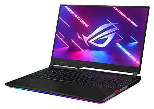 Image of ASUS ROG Strix Scar 17 (2021) Gaming Laptop, 17.3'' 360Hz IPS FHD, NVIDIA GeForce RTX 3080, AMD Ryzen 9 5900HX, 16GB DDR4, 1TB SSD, Per-Key RGB Keyboard, Windows 10 Pro, G733QSA-PB96, Black
